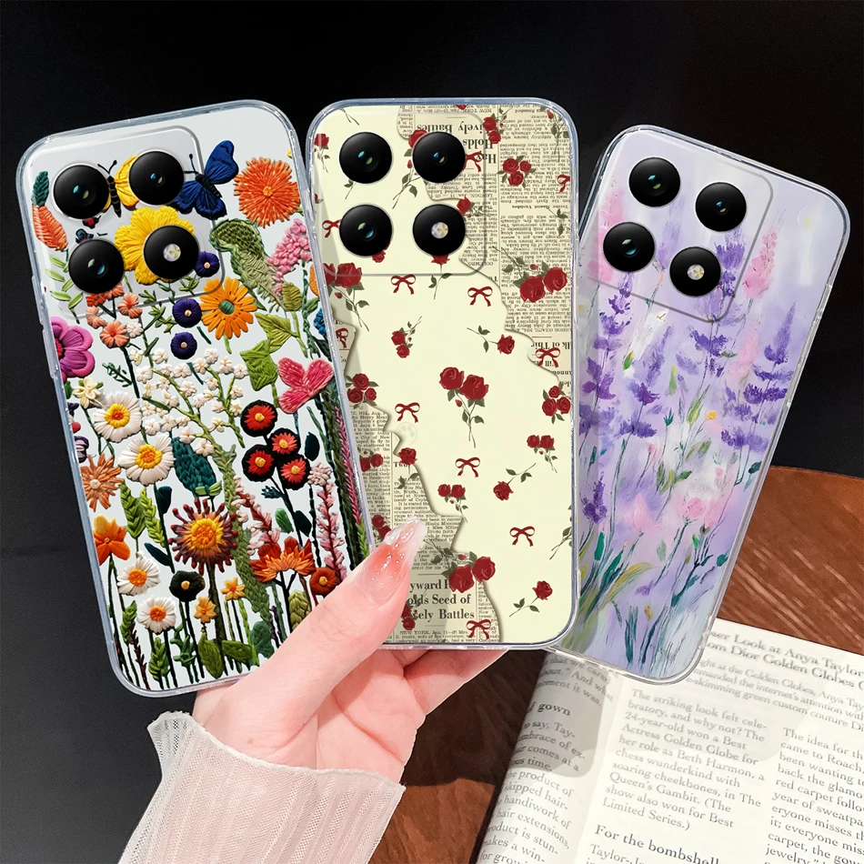 Para Xiaomi 15T 14T Pro Funda de teléfono encantadores patrones de peces suave TPU parachoques de silicona transparente para Xiaomi 15TPro 14 T Funda ligera - imagen 3