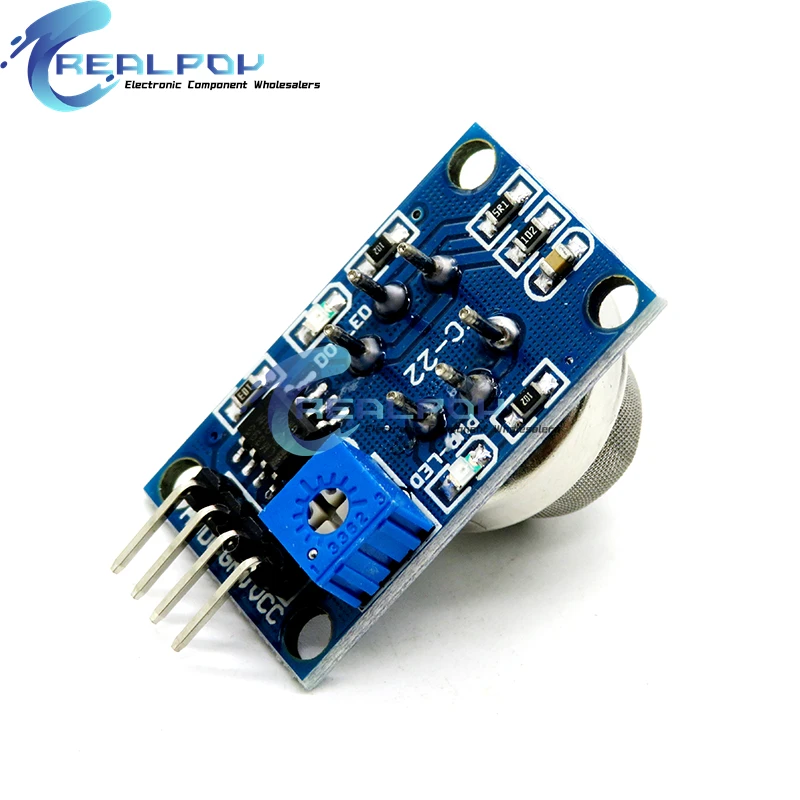 MQ-2 MQ-3 MQ-4 MQ-5 MQ-6 MQ-7 MQ-8 MQ-9 MQ-135 Módulo de Sensor de Gas licuado de metano de detección de humo para arrancador Arduino - imagen 5