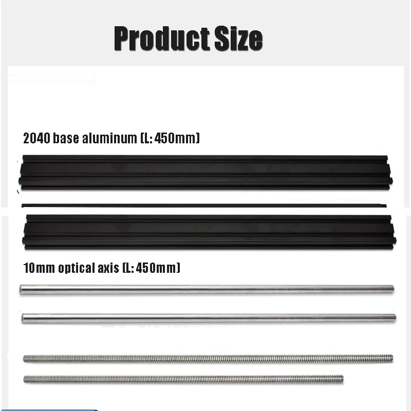 Kit de extensión de eje Y CNC 3018, extensión de mesa de MDF de aluminio con ranura en T 3040, carenado de aluminio Compatible con CNC 3018pro - imagen 5