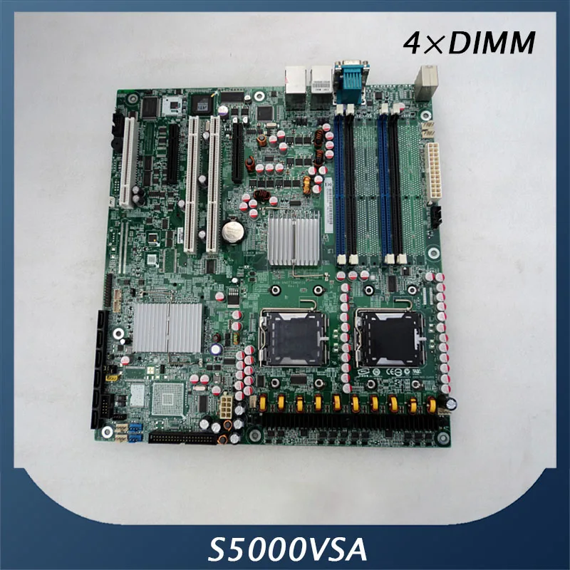Placa base de servidor Original para Intel S5000VSA DA0T75MB6I0 LGA771 DDR2 4 × DIMM Suppotr 54 buena calidad - imagen 4