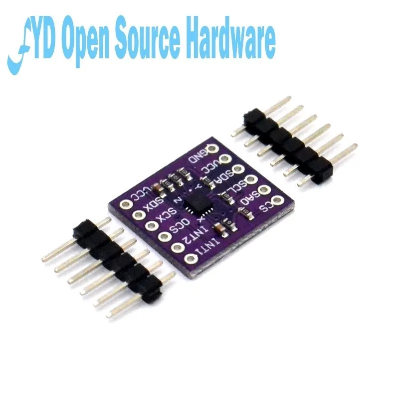 MCU-633 LSM6DSO 6DOF LSM6DSM giroscopio Sensor de actitud módulo 3D acelerómetro 3,3 V SPI IIC I2C MIPI I3C SM interfaz Serial - imagen 2