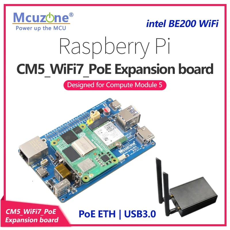 Placa de expansión Raspberry Pi CM5_WiFi7, EB200, escáner WiFi, información de red, Kismet, captura de paquete, RPI OSNew