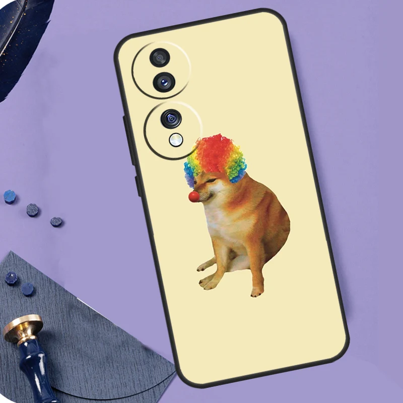 Cheems Shiba Inu Doge Meme funda para Honor Magic 5 6 7 Lite 8 Pro X9a X9b X9c X9d X8a X8b X8c 50 70 90 200 400 Pro Coque - imagen 4