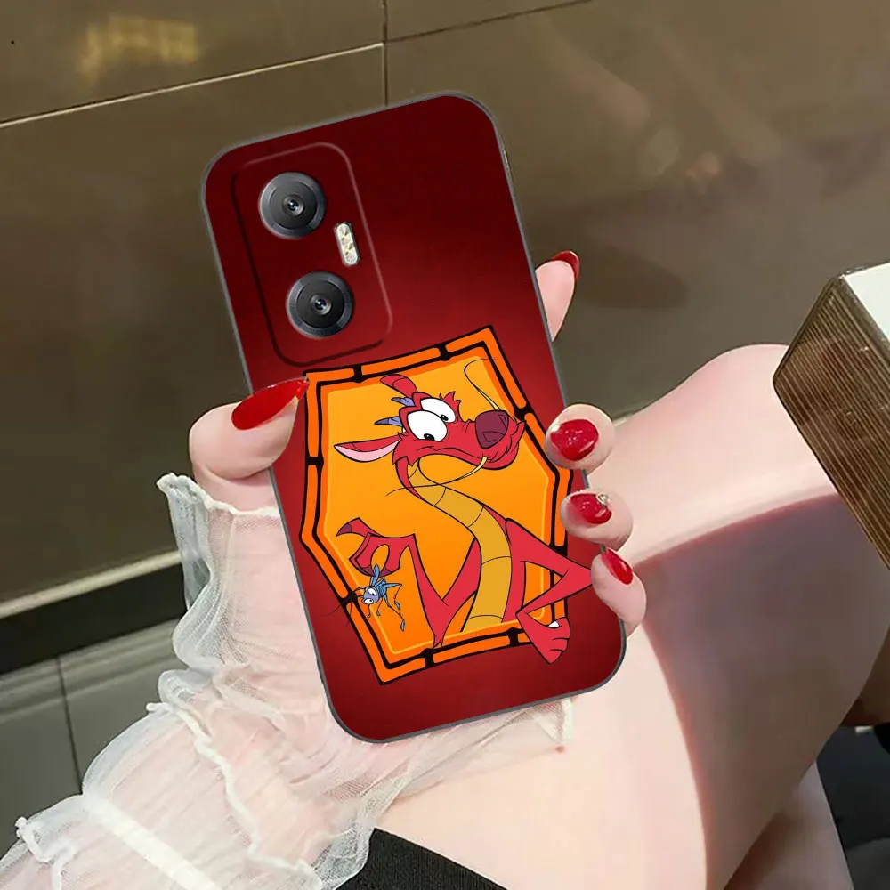 Funda de teléfono con foto personalizada de Disney Mulan Mushu Dragon para Infinix HOT 10 10I 10S 11S 12 12I 20I 20S 30I ZERO X 20 30 40 TPU - imagen 3