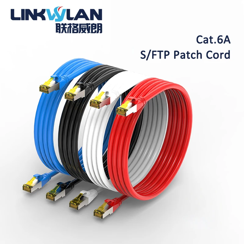 Cable Lan RJ45 C6AS SFTP Cable de conexión blindado por Internet multicolor, multímetro LSOH 1Gigabit 250MHz - imagen 2