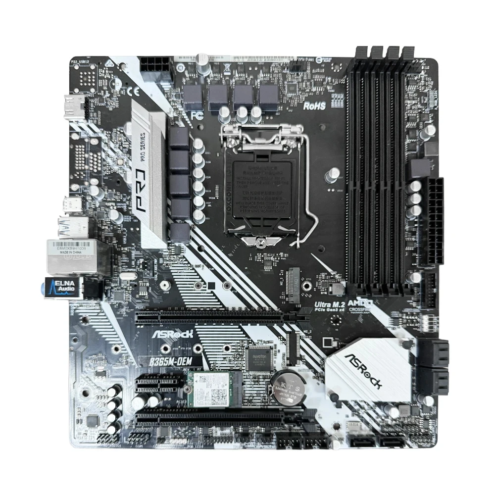 Placa base ASRock B365M-OEM Intel B365 LGA 1151 DDR4 compatible con Core i5-8600 Core i7-9700F i5-9400F i3-8300 cpu PCIe 3,0 USB 3,1 - imagen 2