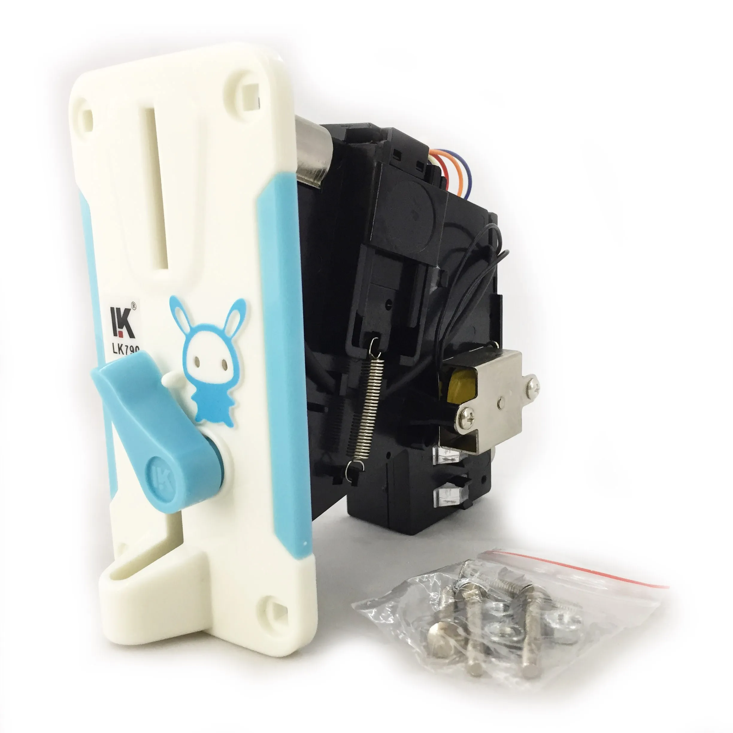 Selector de monedas de LK-790 para lavadora, máquina expendedora de monedas, conejo de dibujos animados, máquina para niños, aceptador de monedas - imagen 4
