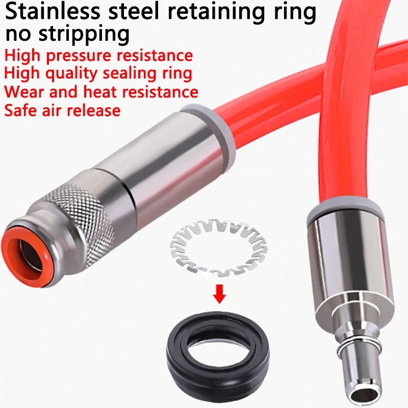 Conector rápido autoblocante marca AFR KK2P macho y tubo hembra KK2S tamaño 04 06 conector rápido KK2P-04H KK2S-06H KK2P-04E - imagen 3