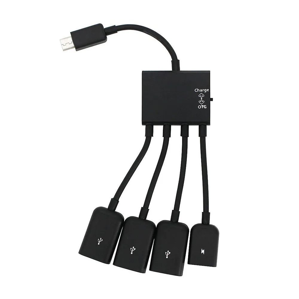 Extensor OTG USB-C con puertos adicionales para Android - imagen 3