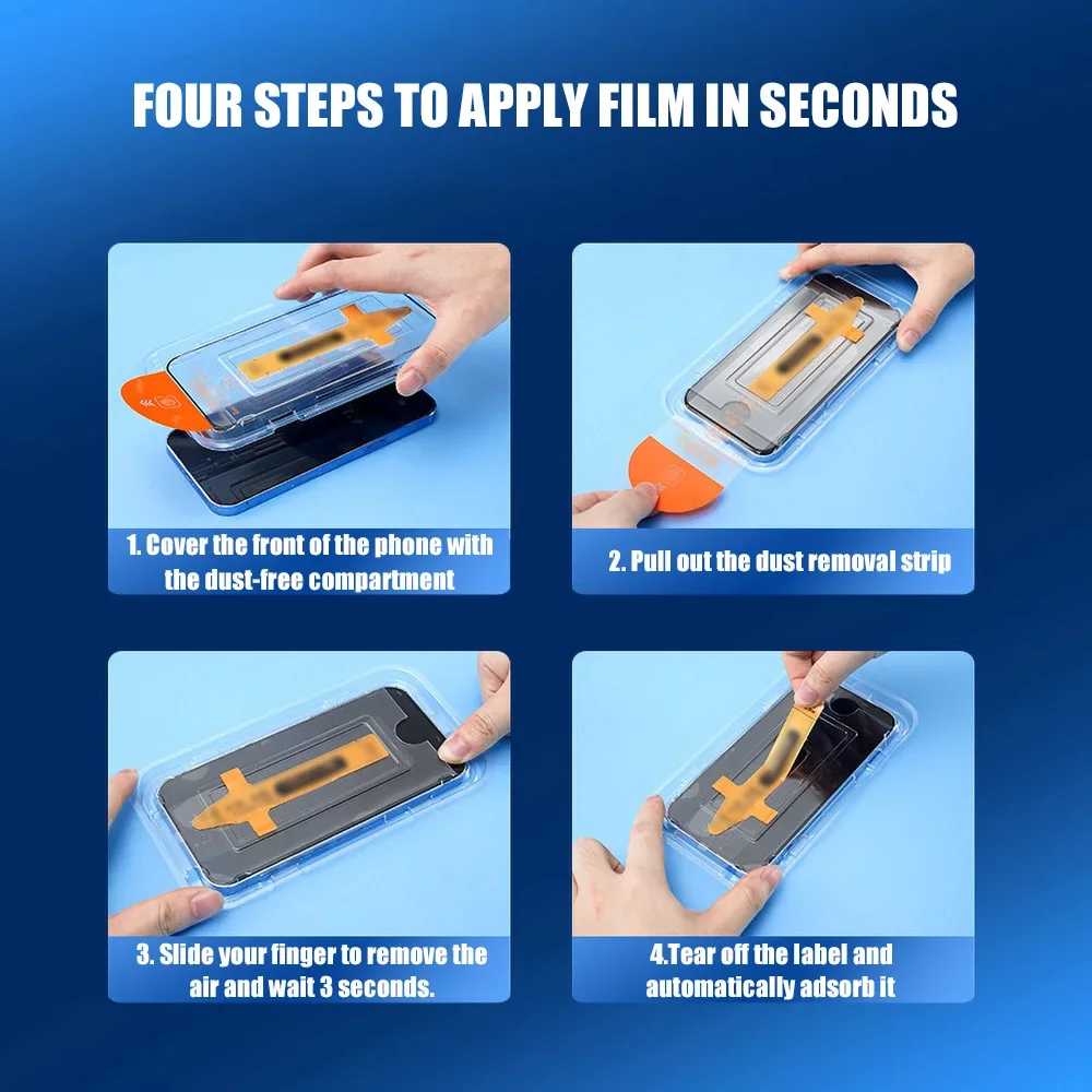 2 uds vidrio para OPPO Find X8 X8S X8S + Protector de pantalla Find X8S Plus vidrio templado película de pegamento completo con herramienta de instalación - imagen 5