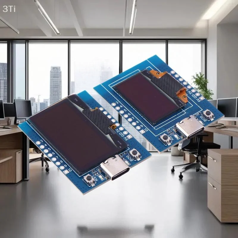 Placa de desarrollo de ESP32-C3, pantalla OLED de 0,96/1,3 pulgadas, WiFi, Bluetooth, módulo IoT, módulo microcontrolador de antena cerámica - imagen 5