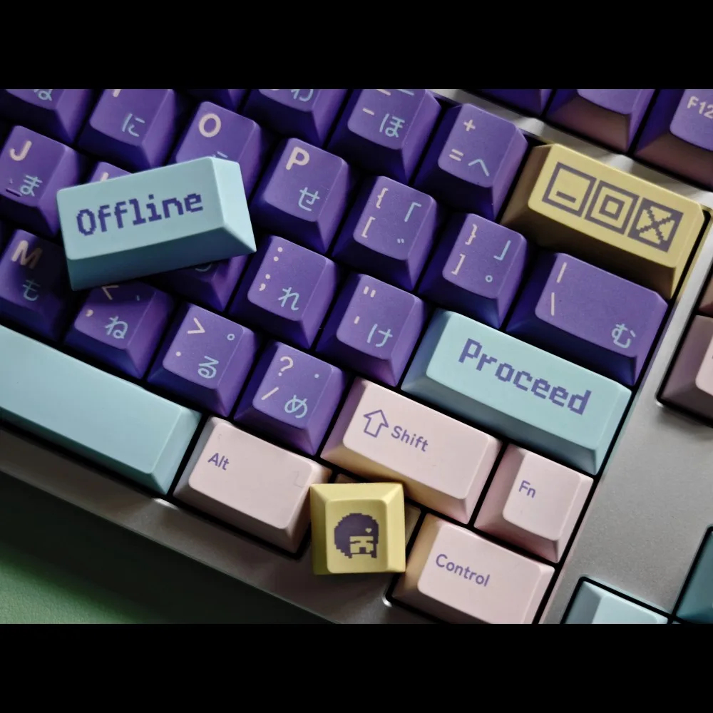 GMK Candy Theme Keycap PBT Custom Retro Japanese KeyCap, Cherry Profile Keycap para teclado mecánico, accesorios para juegos - imagen 3