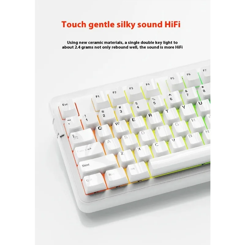 Teclas de cerámica DAREU, teclado mecánico de 123 teclas con superficie lisa y duradera, teclas de teclado para juegos personalizadas en forma de cereza - imagen 5