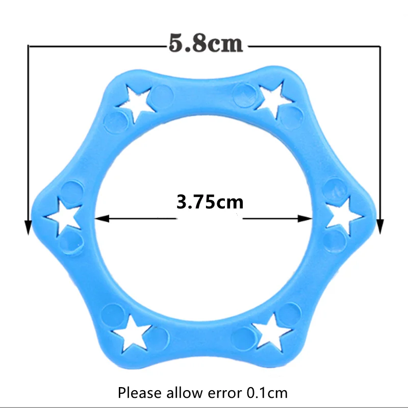 Soporte antideslizante para micrófono, anillo de rodillo para micrófonos de mano, anillos de protección antirodadura, manga, dispositivo KTV para el hogar, 2 uds. - imagen 2