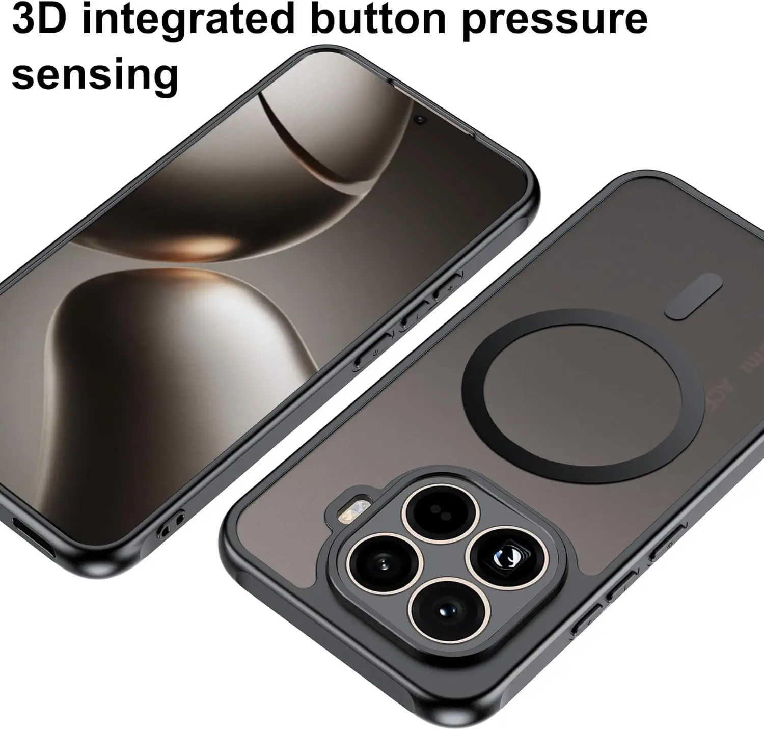 Funda translúcida para Magsafe, funda trasera de carga inalámbrica para teléfono Xiaomi 15T 15TPro Pro - imagen 2