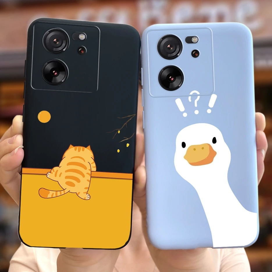 Funda de teléfono a prueba de golpes para Xiaomi 13T Pro, carcasa trasera pintada en caramelo, bonita, a la moda, suave, TPU - imagen 5