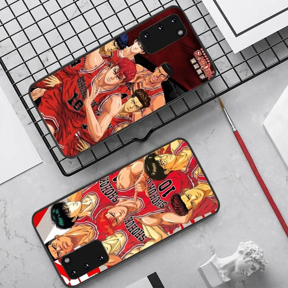 Funda de teléfono con película animada Slam Dunk para Samsung S 24 Fe 25 Ultra Plus 20 Lite 21 30 22 23 24 22 Ultra 5G Fundas