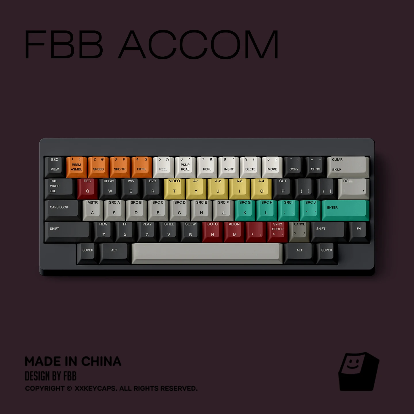 FBB ACCOM-teclas originales personalizadas PBT, sublimadas por tinte de 5 lados, 1,7mm de espesor, 145 piezas, tapas para teclado, ratones y teclados, accesorios - imagen 4