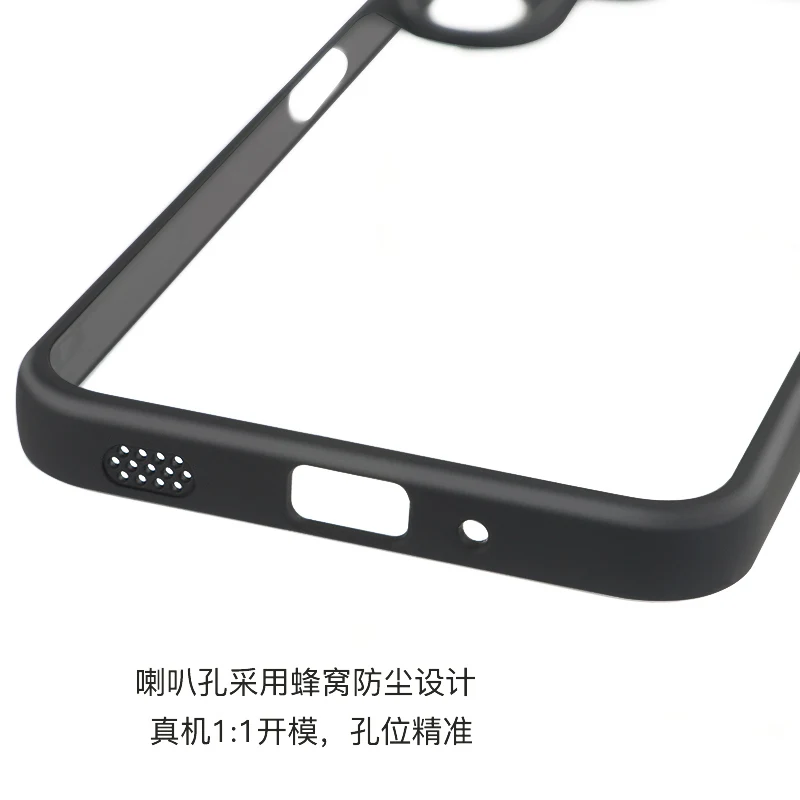 Funda de teléfono hueca con borde negro para Samsung Galaxy M36 Funda para Galaxy M36 Funda transparente чехол Funda trasera - imagen 4