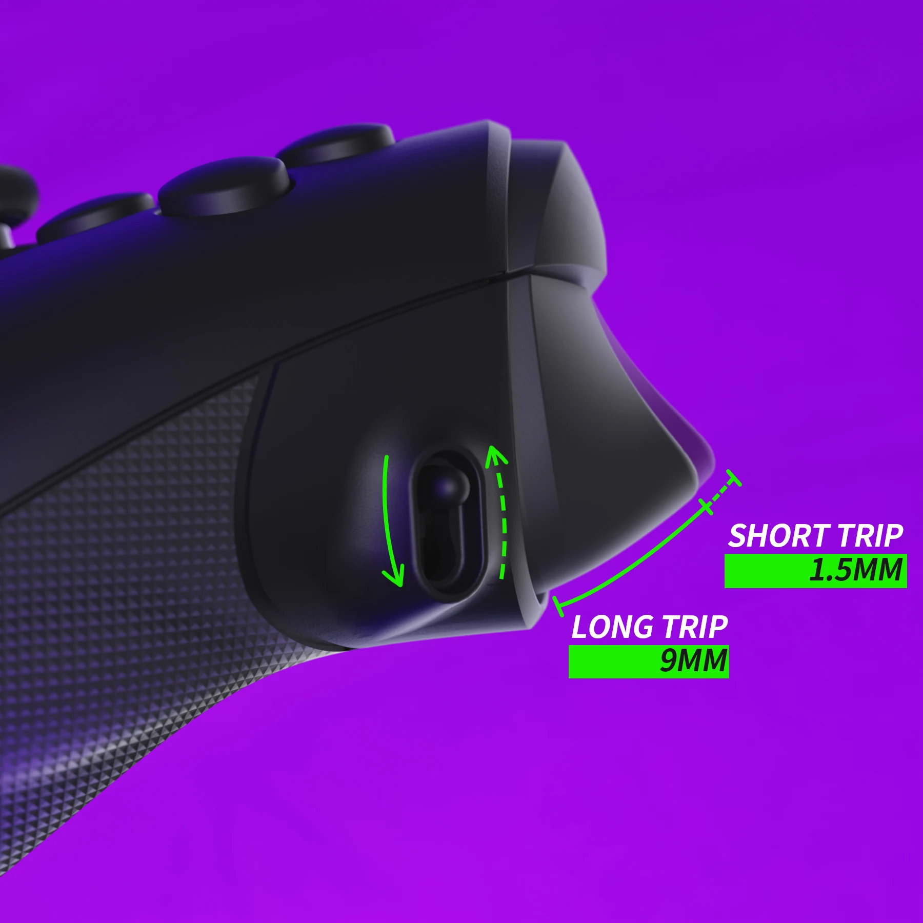 Kit Clicky de repuesto para controlador inalámbrico Xbox Core, Flexor Trigger Stopper Side Rail Grips, versión Clicky, DIY - imagen 5