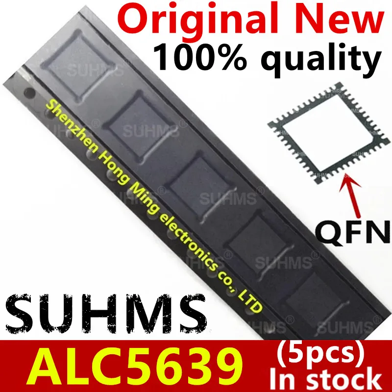 Chipset ALC5639 ALC5639-CGT, 5 unidades, 100% nuevo, QFN-48