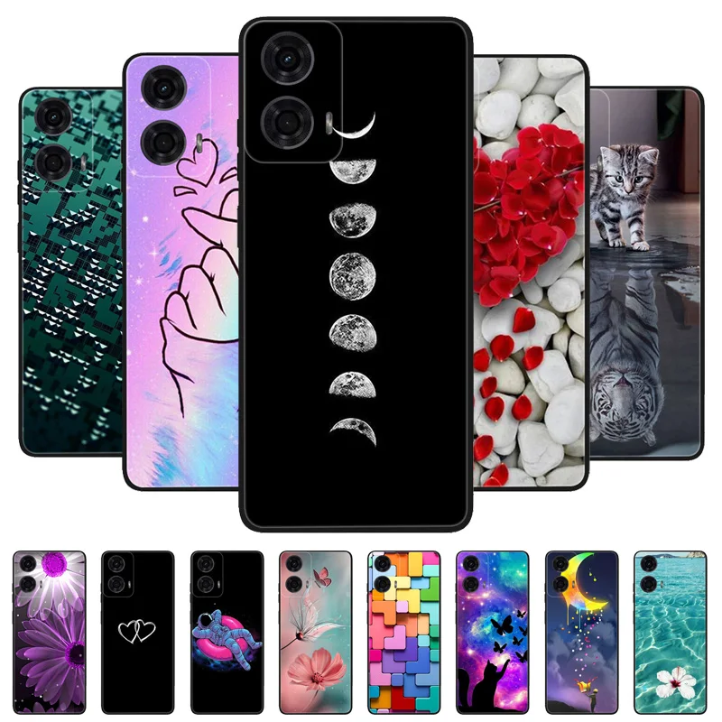 Para Motorola Moto G34 funda León Lobo funda trasera suave de silicona para Moto G34 5G funda de teléfono MOTOG34 G 34 2024 carcasa protectora