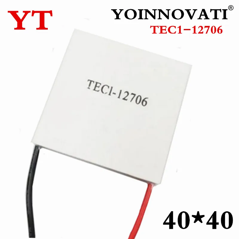 Refrigerador termoeléctrico de seguridad, pieza de refrigeración de 10 piezas, 60 piezas, TEC1-12706, 40x40mm, CBRL