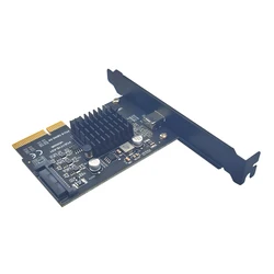 Tarjeta PCIe USB-C 20Gbps Gen 2x2 – Expansión para Windows
