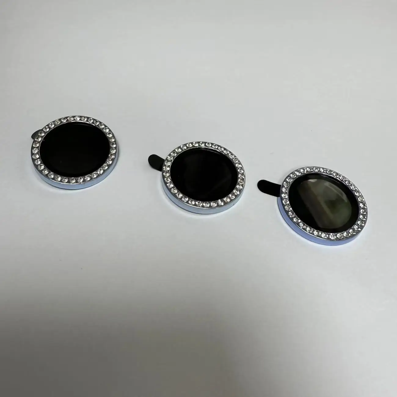 1-3 uds protección de lente de cámara de diamante naranja púrpura para 17 Pro Max Plus 15 14 17 Pro Max 12 13 Mini accesorio Protector de vidrio - imagen 5