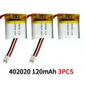 402020-120mAh  3PCS
