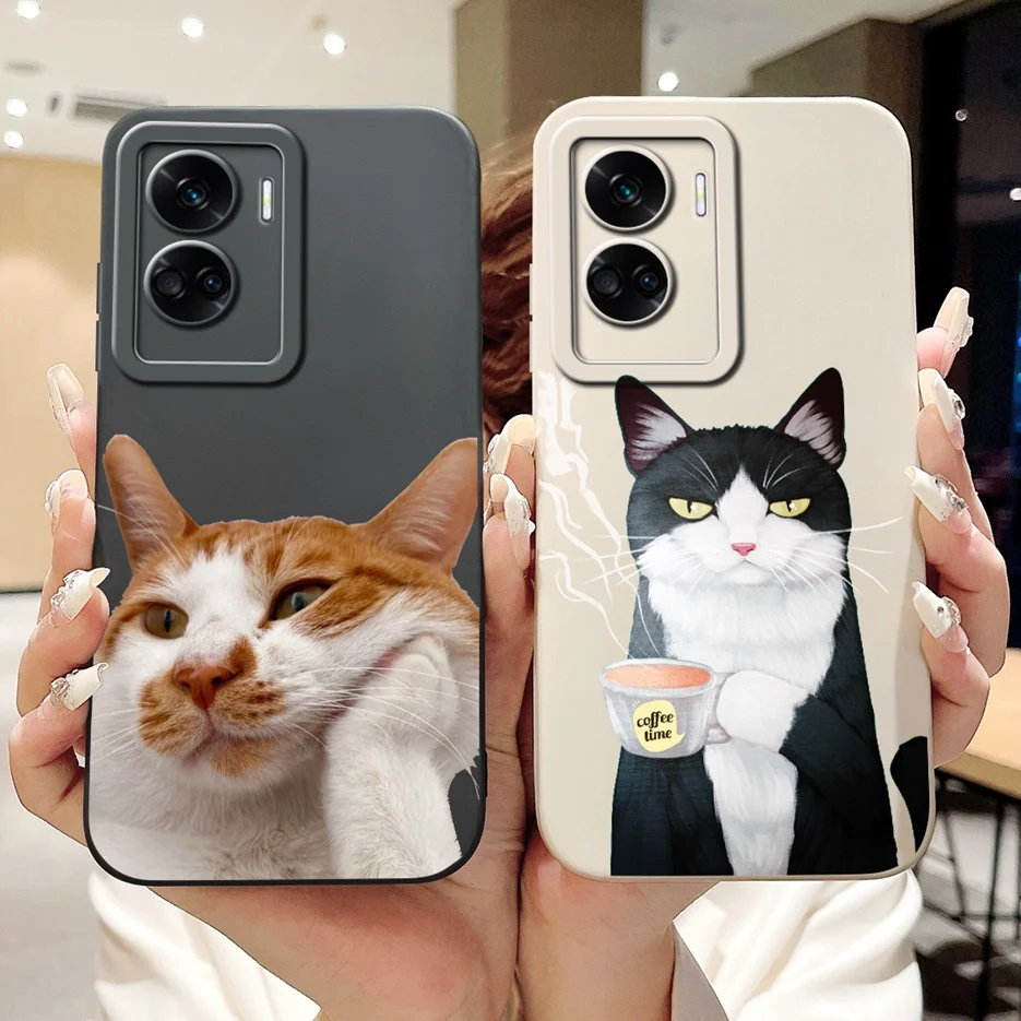 Para Honor 90 Lite funda CRT-NX1 elegante cubierta pintada de caramelo fundas de teléfono de silicona suave para Honor 90 Pro Honor90 Lite Fundas parachoques - imagen 5