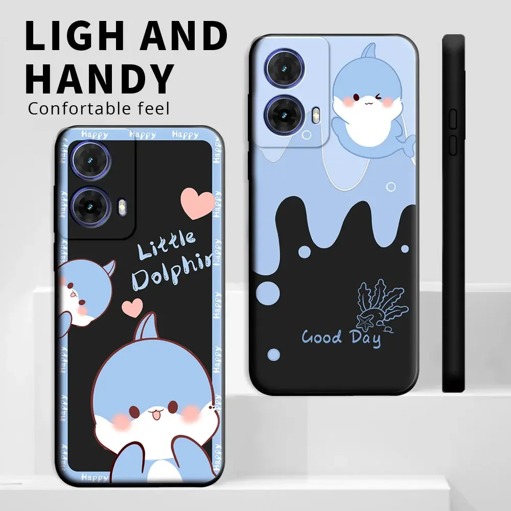 Funda de teléfono suave de silicona a prueba de golpes para Motorola Moto G85 5G, cubierta trasera de Animal lindo, protector de parachoques de moda - imagen 2