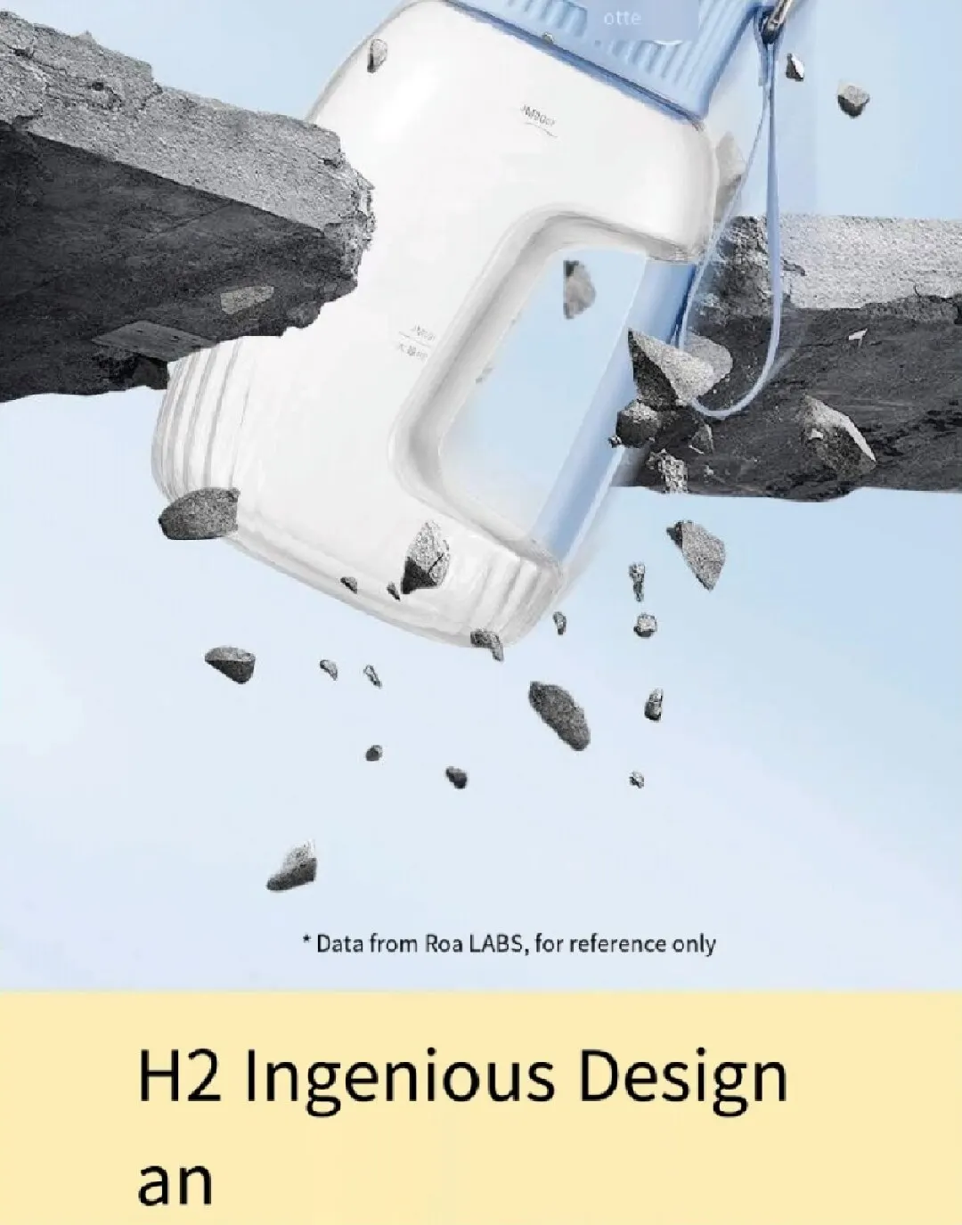 Batidora portátil de 8 cuchillas, licuadora grande, exprimidor de 1000ml, máquina eléctrica portátil, mezclador de jugo fresco - imagen 4