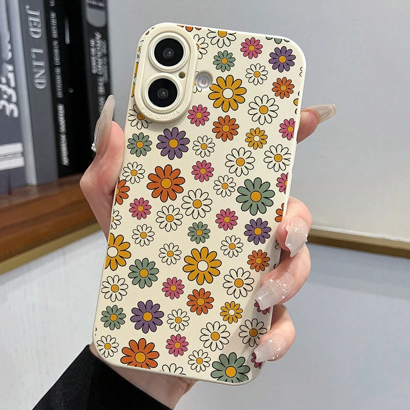 Funda para Samsung A16 A36 A56 A35 A55 A34 A54 A53 A52 Funda de teléfono con estampado Floral para Galaxy S25 S24 S23 S22 Ultra Plus S21 FE Funda - imagen 2
