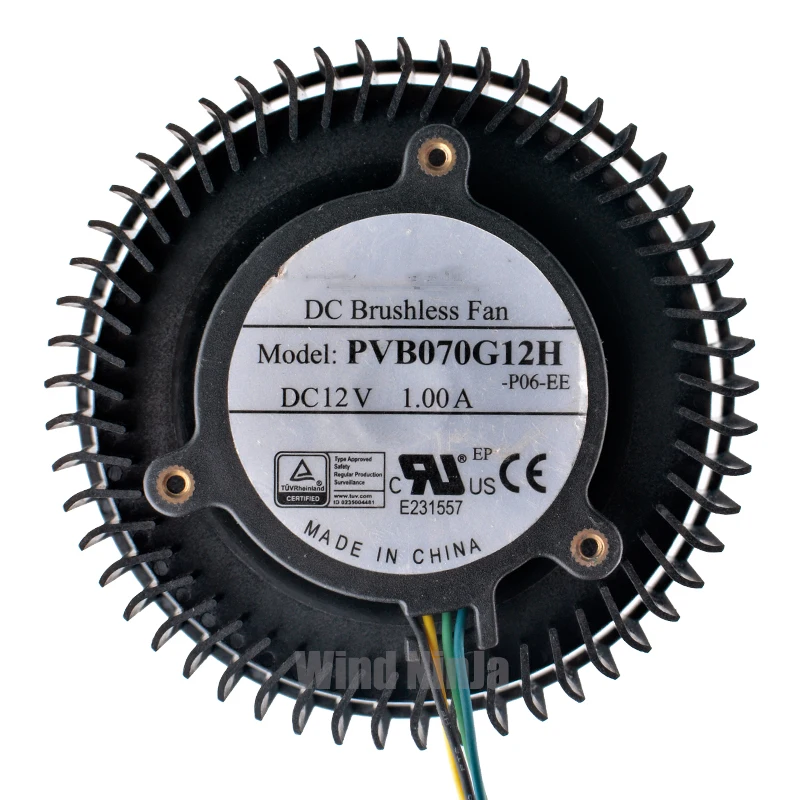 Ventilador de refrigeración de tarjeta de vídeo gráfica PVB070G12H de 65 mm compatible con GTX980Ti GTX1080ti 1080 1070 1070ti 1060 - Actualización de hardware de PC - imagen 2
