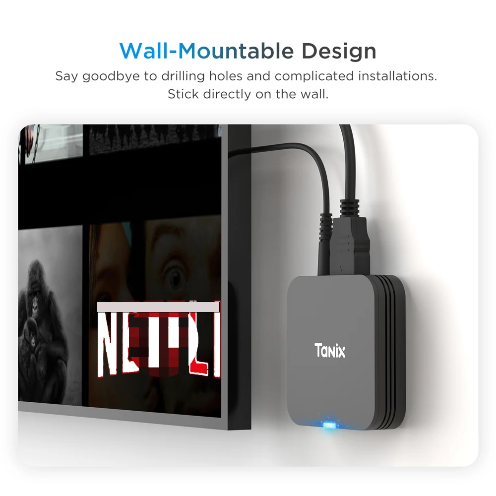 Tanix TX1 Android TV Box 4K HDR Quad Core reproductor multimedia - imagen 5