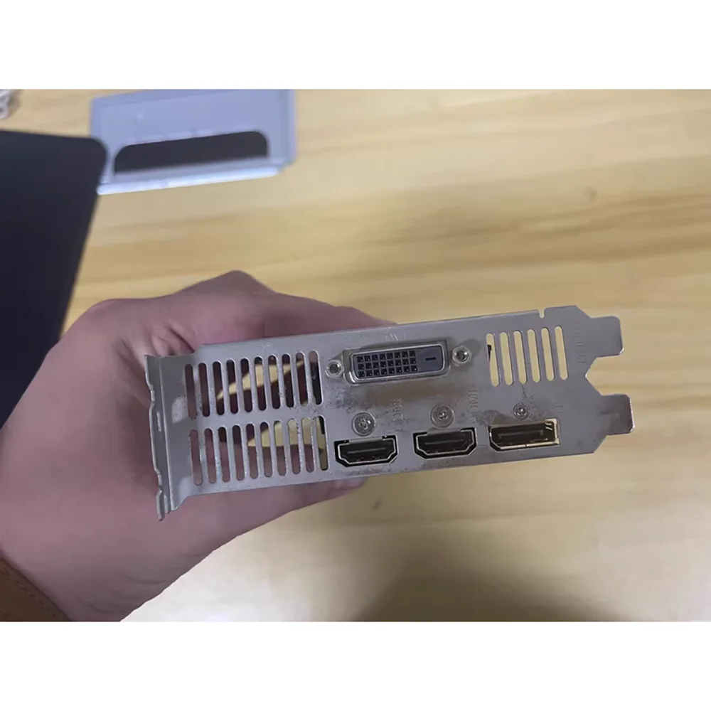 GTx1050ti-4g para Gigabyte, tarjeta de cuchillo de media altura, inventario en caja, tarjeta corta ITX, tarjeta gráfica para juegos independiente GTX 1050Ti 4G - imagen 5