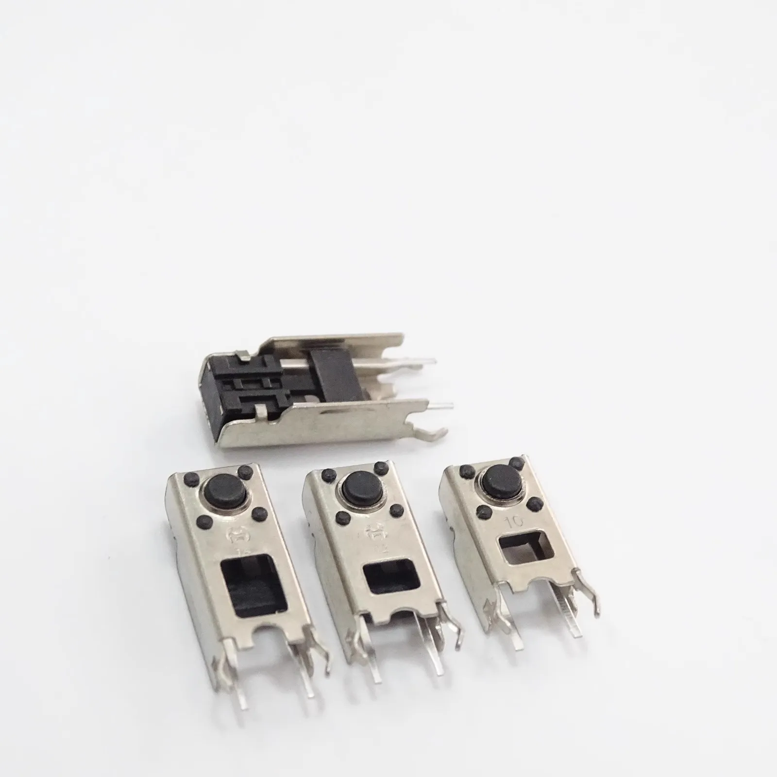 2 unids/pack Original Huano Horizontal silencioso ratón Micro interruptor pines extendidos botones laterales soporte largo Tactswitch - imagen 2