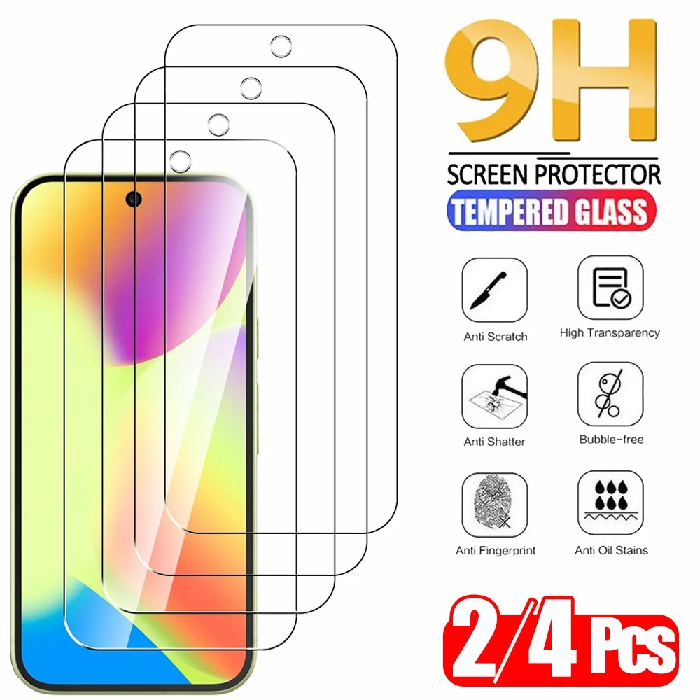 9H Protector de pantalla para Google Pixel 9 10 Pro XL cristal templado Pixel 10 Pro película de teléfono Pixel 9 Pro XL desbloquear huellas digitales HD vidrio - imagen 2