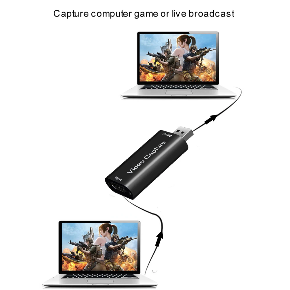 Tarjeta de captura de vídeo 4K USB2.0 compatible con HDMI 1080P 60fps grabador para PS4 juego DVD grabación de cámara transmisión en vivo - imagen 3