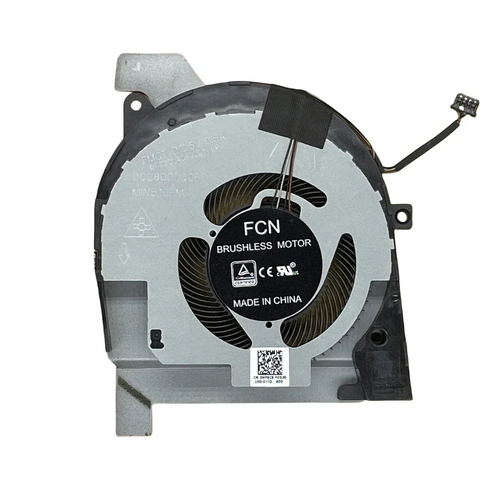 Reemplazo de nuevo ventilador de refrigeración de CPU gráfico integrado para ventilador DELL Latitude 5501 5511 Precision 3541 3551 serie P80F