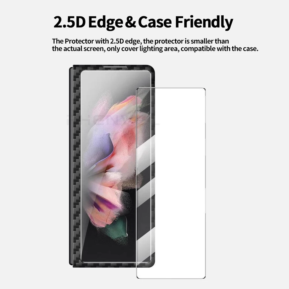 Protector de pantalla templado HD de 4 piezas para Samsung Galaxy Z Fold 7 6 5 cubierta frontal de vidrio Protector para Galaxy Z Fold 6 Fold7 - imagen 3