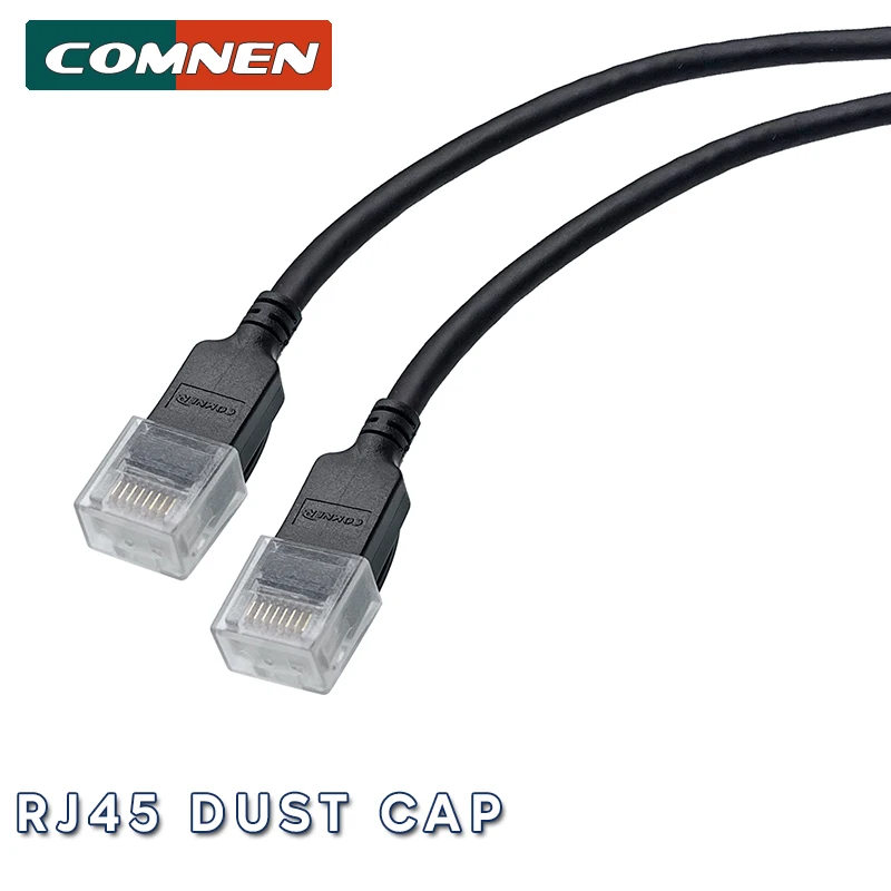 Protector de enchufe Modular Rj45, cubierta antipolvo de 10 piezas, conector Ethernet Lan Rj45, cubierta de enchufe de red para Cat5e Cat6 Cat7 - imagen 4