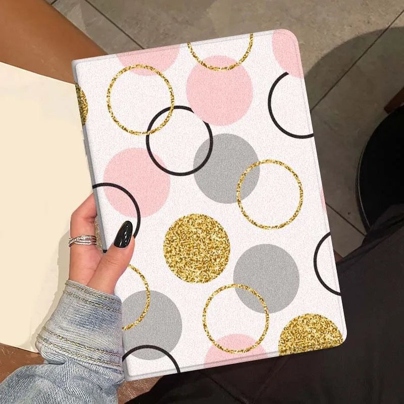 Círculo creativo artístico amor para Honor Tab Pad MagicPad Tablet 6 7 8 9 10 13 V7 V8 X8a X9a X9 X8 GT GT2 Pro funda para tableta - imagen 2