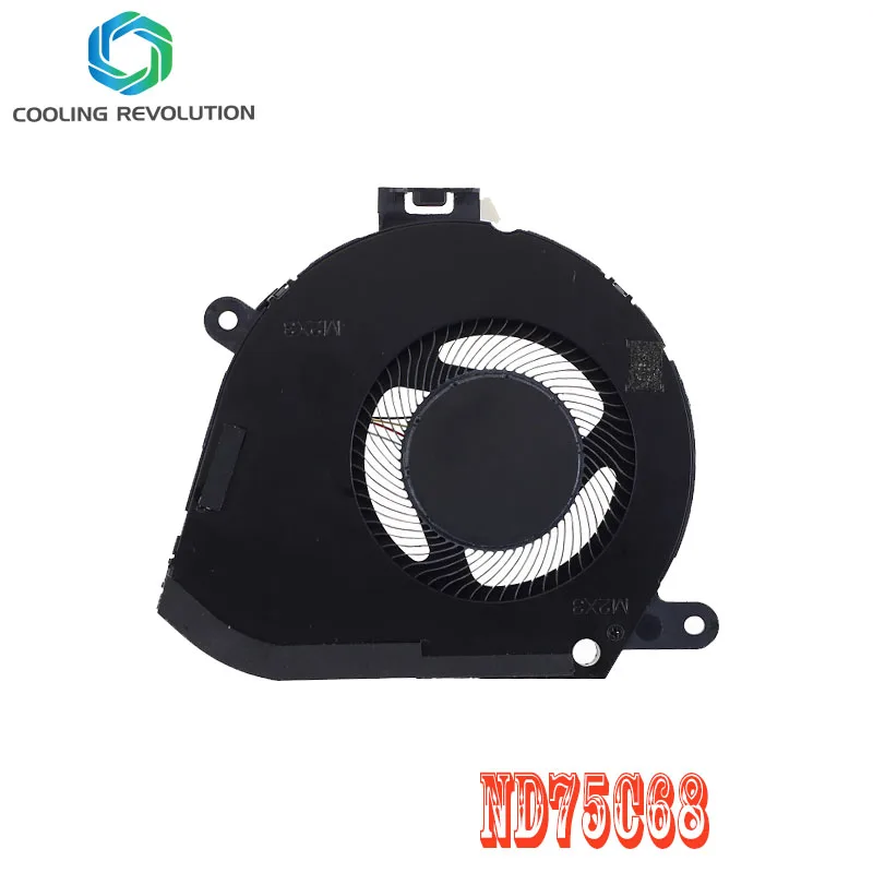 Ventilador de refrigeración de CPU para ordenador portátil ND75C68 EG50040S1-CM40-S9A DC5V 0.33A 4 pines para DELL Latitude 9520 0X77GN