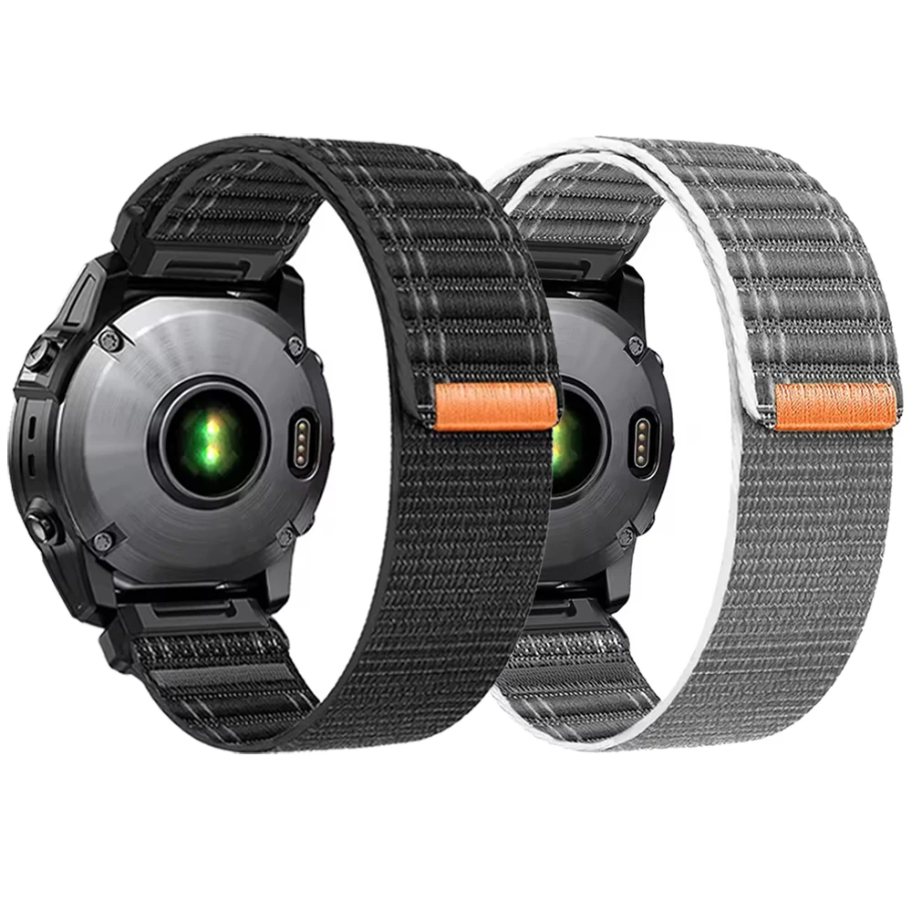 Correa QuickFit de 26mm y 22mm para Garmin Fenix 8 E 7X 7 6X PRO 6 5X 5 Plus, pulsera de nailon Forerunner 970 965 955/instinct 2X/G1