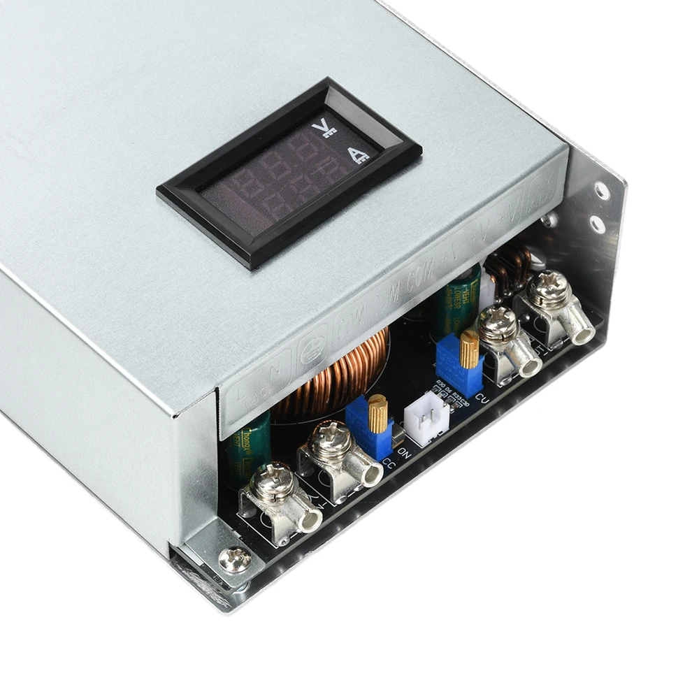 Fuente de alimentación reductora ajustable de 1500W DC-DC, regulador de voltaje CC CV, inversor de potencia, convertidor Buck con pantalla de corriente de voltaje - imagen 2