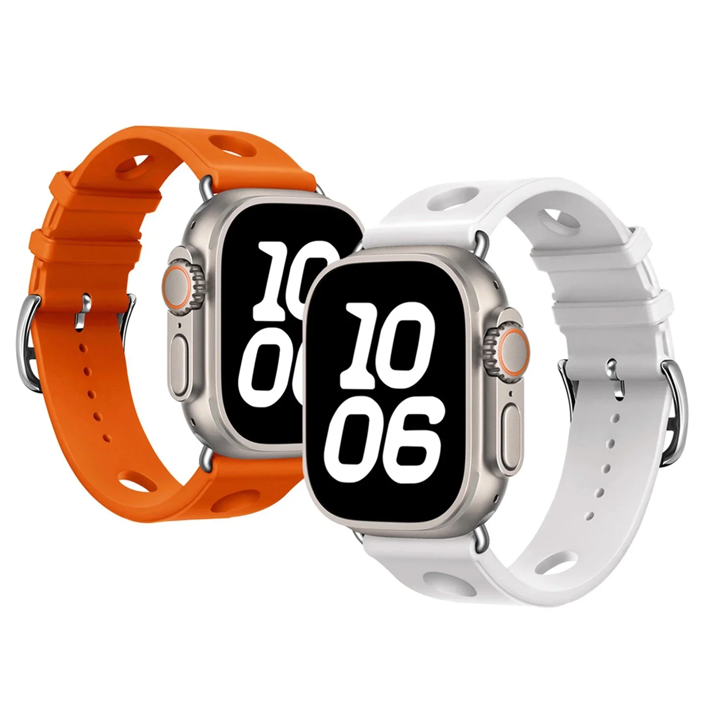 Correa de buceo Scub H para Apple Watch Series 11 10 46mm 42mm 9 8 Ultra 3/2/1 49mm 40mm 44mm 45mm 41mm pulsera de silicona transpirable - imagen 2