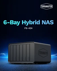 TerraMaster F6-424 NAS de 6 bahías, almacenamiento en red