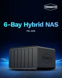 TerraMaster F6-424 NAS de 6 bahías, almacenamiento en red